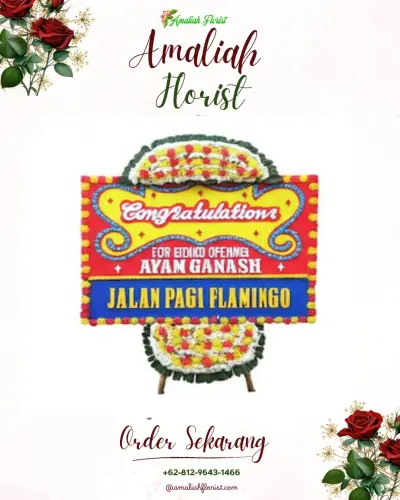 Bunga Papan Congratulation di Krogowanan
